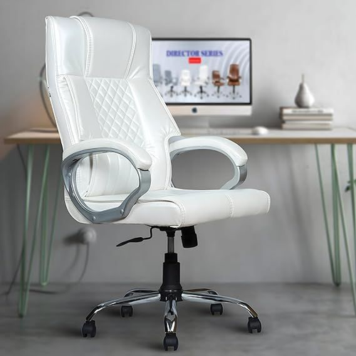 MRC Oxford High Back Ergonomic Leatherette Revolving Office Boss Chair